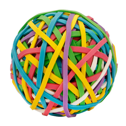 Dog Ball Eagle Rubber Band Ball, 170 Bands Per Ball, Assorted Colour
